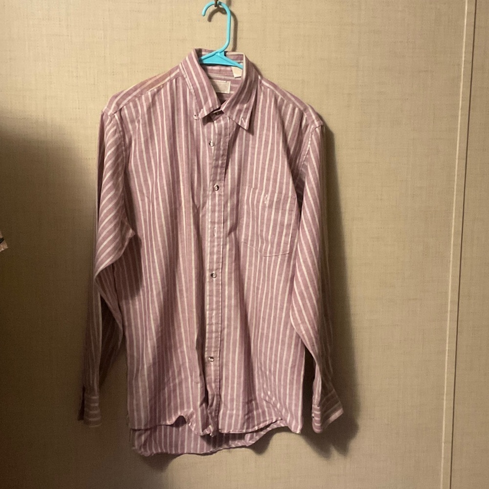 Classic Striped Casual Button Down Shirt for Men - Picture 1 of 5